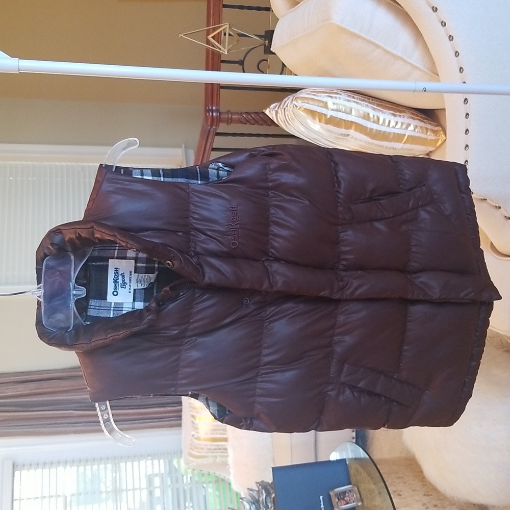 Boys Osh Kosh B'gosh Brown Puffer Vest